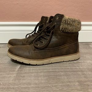 Cliff by White Mountain Brown Ankle Boot